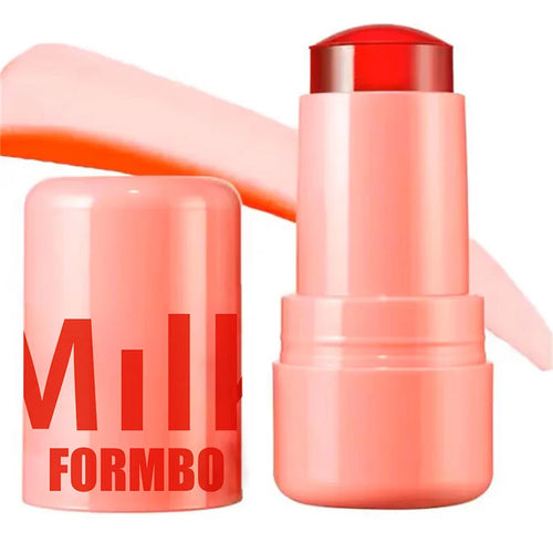 Milk Jelly Tint 3 em 1 – Blush, Batom e Bastão para Contorno com Acabamento Matte de Longa Duração