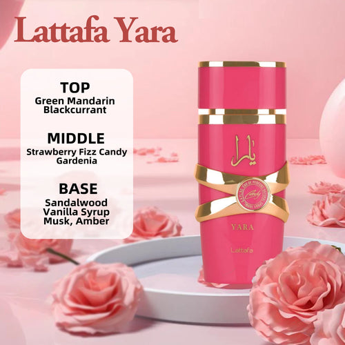 Lattafa（ラッタファ）香水セット｜女性用ヤーラ＆男性用アサドバーボン｜アラビアン香水・長時間持続タイプ