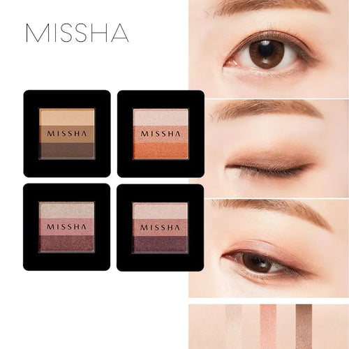 MISSHA トリプルアイシャドウパレット 2g – 韓国製・防水＆輝きのあるアイメイク