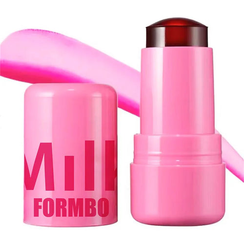 Milk Jelly Tint 3 em 1 – Blush, Batom e Bastão para Contorno com Acabamento Matte de Longa Duração