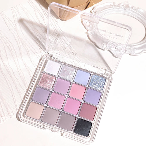Sixteen-color sunset magic eye shadow