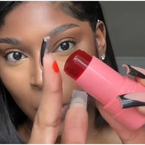 Milk Jelly Tint 3 em 1 – Blush, Batom e Bastão para Contorno com Acabamento Matte de Longa Duração