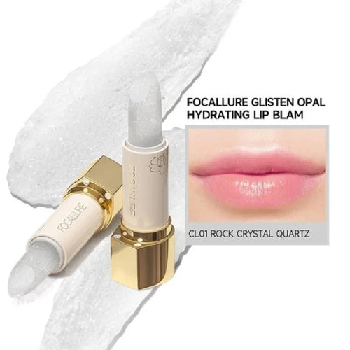 FOCALLURE Glitter Lip Balm – 8 Colors, Moisturizing & Plumping Long-Lasting Lipstick