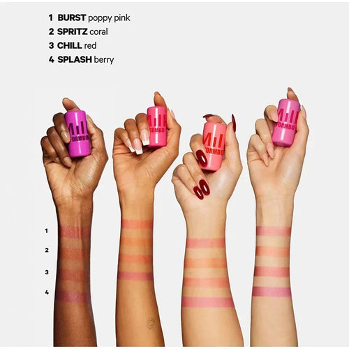 Milk Jelly Tint 3 em 1 – Blush, Batom e Bastão para Contorno com Acabamento Matte de Longa Duração