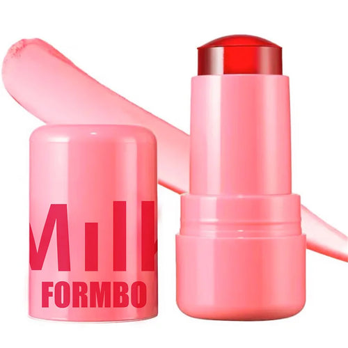 Milk Jelly Tint 3 em 1 – Blush, Batom e Bastão para Contorno com Acabamento Matte de Longa Duração