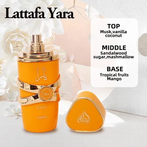 Lattafa（ラッタファ）香水セット｜女性用ヤーラ＆男性用アサドバーボン｜アラビアン香水・長時間持続タイプ